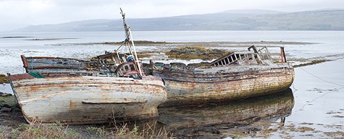 Old Rotting Boats